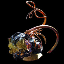 Load image into Gallery viewer, Exotic copper tube and ceramic sculpture