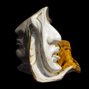 ceramic sculpture of head