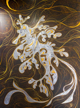 Load image into Gallery viewer, leafy sea dragon aluminium painting commission