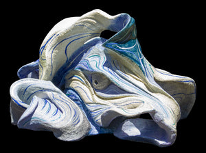 blue fish ceramic