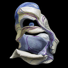 Load image into Gallery viewer, Blue ceramic sculpture