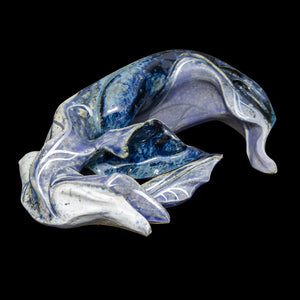 Odyssey blue glazed ceramic